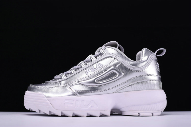 FILA Ray Sawtooth Disruptor 2 Women Silver White